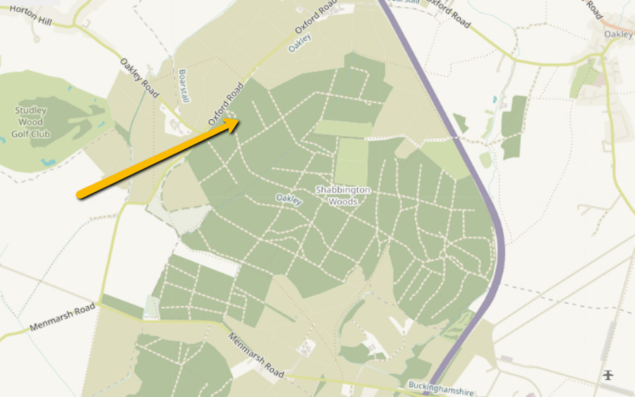 Bernwood Map