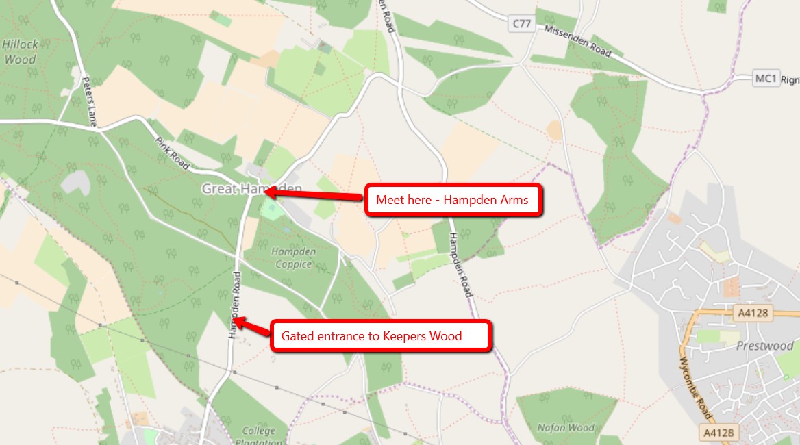 Keepers Wood Map