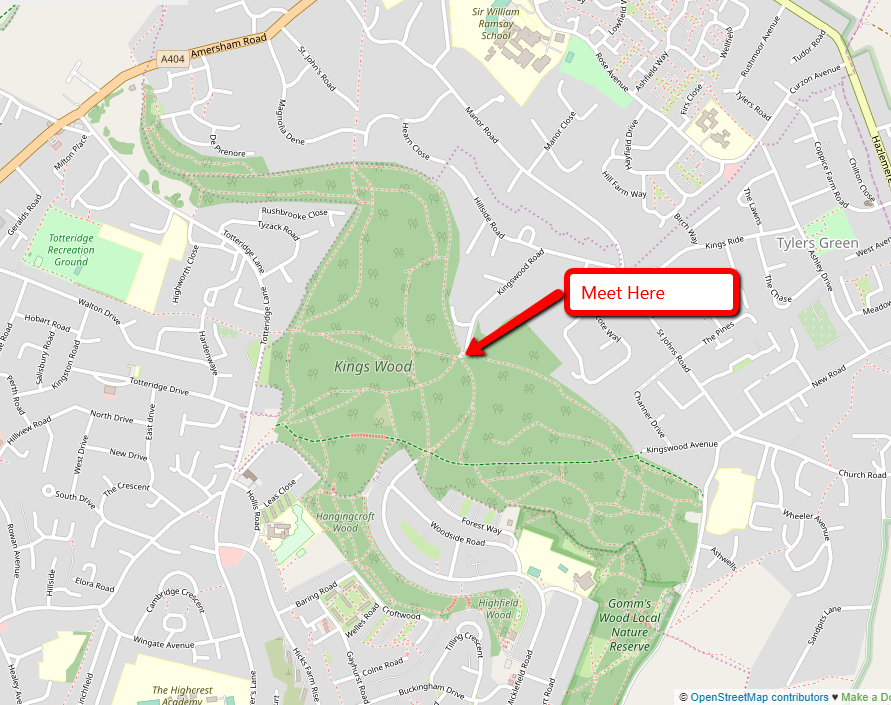 Kings Wood Map