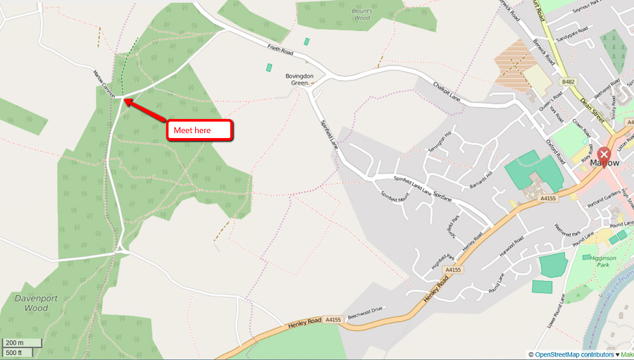 Marlow Common Map