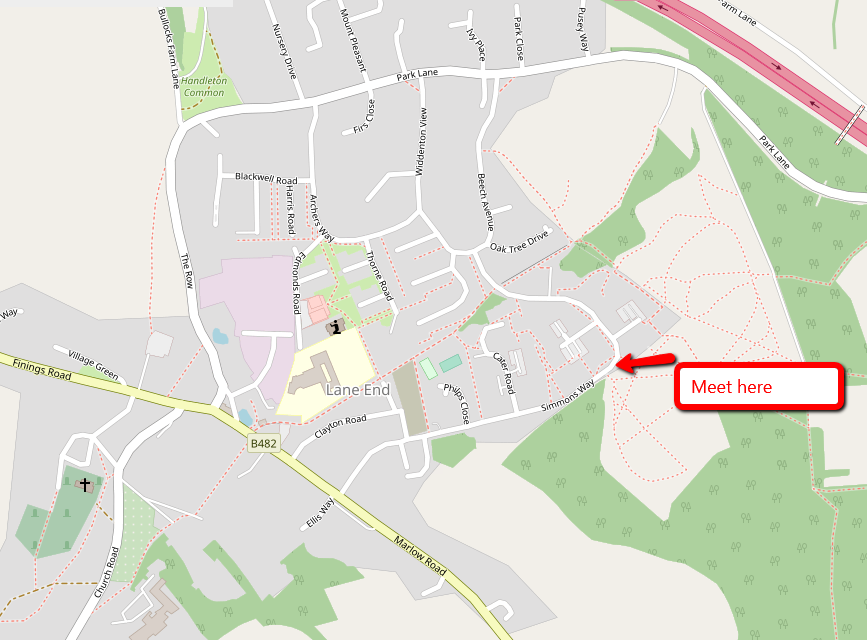 Widdenton Park Wood Map